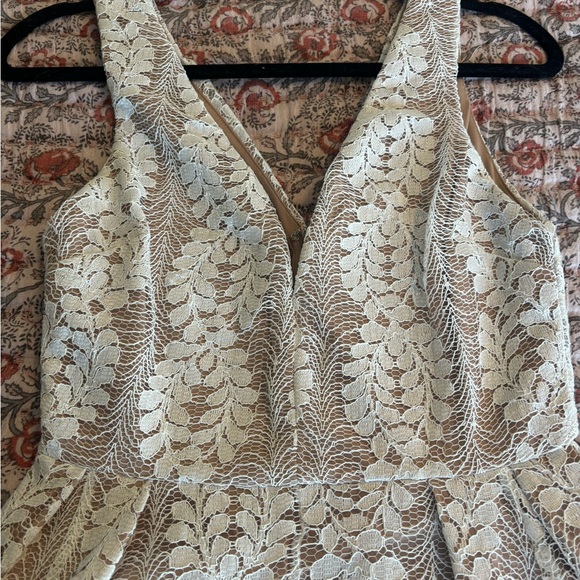 lulu’s all of my heart white skater dress // size S // sold out online - Picture 4 of 8